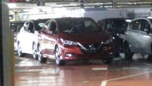 2018 Nissan Leaf spied completely undisguised again