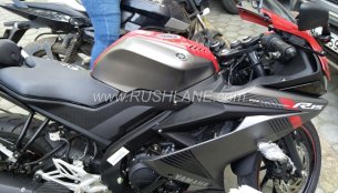 Yamaha R15 v3.0 visits a dealership in India