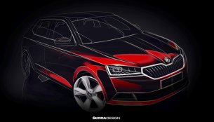 2018 Skoda Fabia (facelift) teased, to debut at Geneva Motor Show