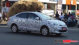 Toyota Vios (Toyota Yaris Sedan) spied in India again