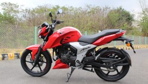 TVS Apache RTR 160 4V reaches 1 lakh unit sales in India