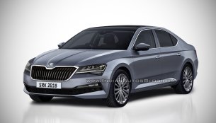 2018 Skoda Superb (facelift) - Rendering