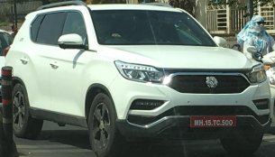 G4 SsangYong Rexton (Mahindra Rexton) spied testing in India again