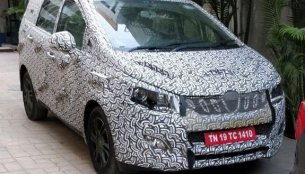 Spy shot of Mahindra U321 (Toyota Innova rival) emerges from Chennai
