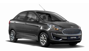 2018 Ford Aspire (facelift) front & rear - IAB Rendering
