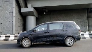 2018 Maruti Ertiga petrol variant spotted on test