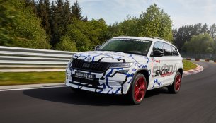 Skoda Kodiaq RS becomes the fastest 7-seat SUV to lap the Nurburgring