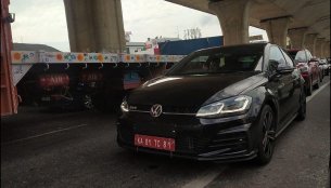 VW Golf GTD spotted undergoing testing in Bangalore
