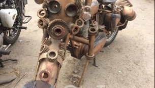 This may be the wackiest modified Royal Enfield Bullet in India