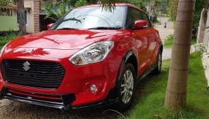 Cross-type 2018 Maruti Swift with black body kit - In 6 Images