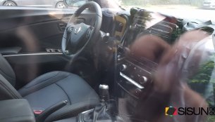 Interior of the 2018 SsangYong Tivoli (facelift) partially revealed