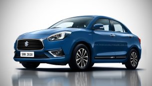Maruti Dzire facelift based on the 2018 Maruti Ciaz - IAB Rendering