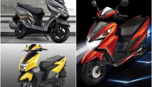 Suzuki Burgman Street vs. Honda Grazia vs. TVS Ntorq 125 - Spec comparison