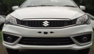 2018 Maruti Ciaz (facelift) Delta grade revealed in clear spy images