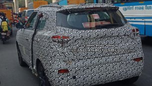 Top-end Mahindra S201 spotted with alloy wheels & roof rails