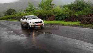 Skoda Rapid with 1.0L TSI engine spied for the first time
