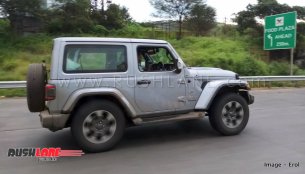 Jeep Wrangler JL 2-door & 4-door spied testing in India