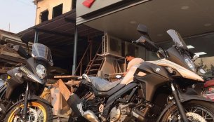 2018 Suzuki V-Strom 650 XT arrives at Mumbai Dealership – LIVE images