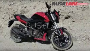2019 Bajaj Dominar 400 with USD forks spied testing - Walkaround Video