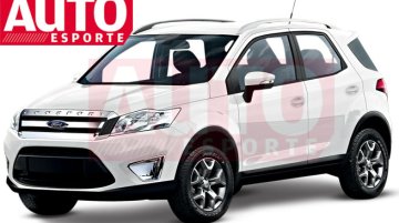 Rendering - 2012 Ford EcoSport makes sense in India?