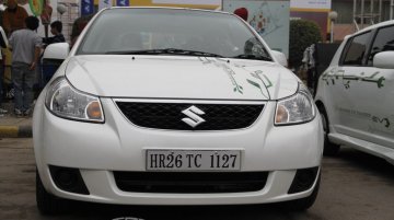 Maruti SX4 Hybrid at the 2012 Auto Expo