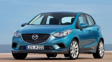 Rendering - The next generation Mazda2 is no longer a Ford Fiesta