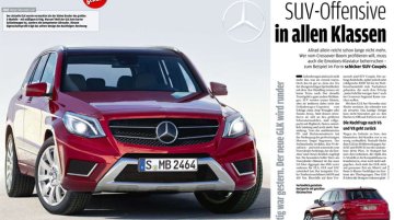 Rendering - The India-bound next gen Mercedes GLK Class