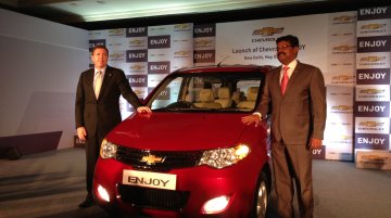 Chevrolet Enjoy launched from 5.49 lakhs [Image Update]