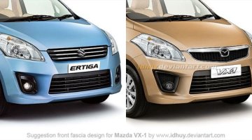 Mazda-Suzuki JV now official; Ertiga to hatch into Mazda VX-1 in mid-May