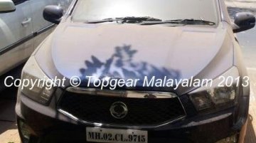 Spied - Ssangyong Actyon Sports spotted in India