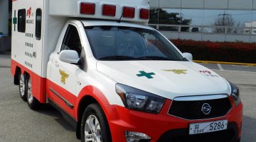 Ssangyong develops ambulance application on the Korando Sports platform