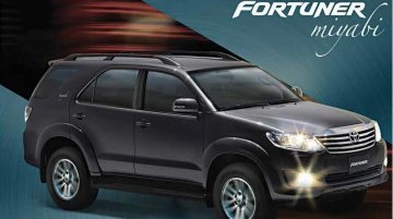 Toyota Fortuner 'Miyabi' special edition launches in Colombia