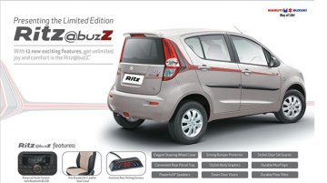 Limited Special Edition Maruti Ritz @buzz launched; 12 new features inside