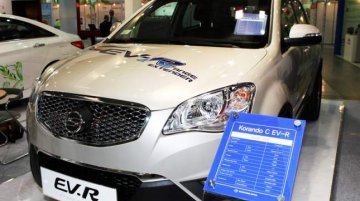 Ssangyong Korando C EV-R showcased at ENVEX 2013