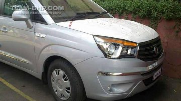 Spied - 11 seater Ssangyong Rodius spotted in India for the first time