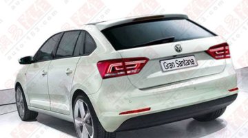 Rendering - VW China's model offensive includes a Gran Santana estate