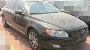 Spied - Volvo S80L facelift continues testing in China