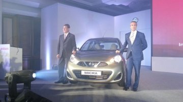 Live - 2013 Nissan Micra launched in India from INR 4.79 lakhs