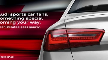 Audi India teases the S6 on Facebook, to be launched on July 12