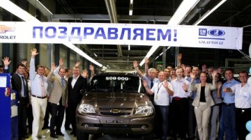 Russia - 500,000th Chevrolet Niva SUV rolls off the assembly line