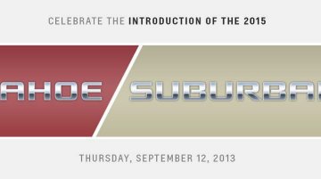 USA - Chevrolet Tahoe and Suburban debut on September 12th