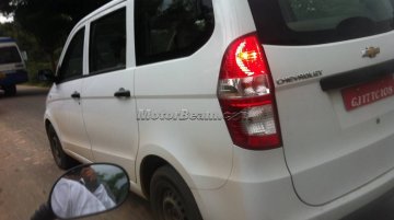 Spied - Chevrolet Enjoy CNG variant testing