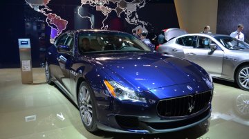 Frankfurt Live - Maserati Quattroporte Diesel world premieres