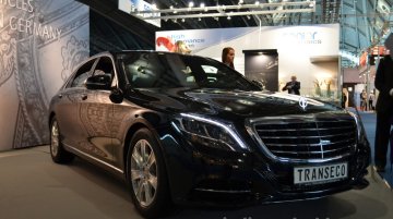 Frankfurt Live - Transeco 2014 Mercedes S Class armored vehicle showcased