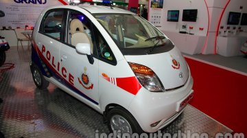 More images of the Tata Nano & Aria patrol car from the International Security Expo available