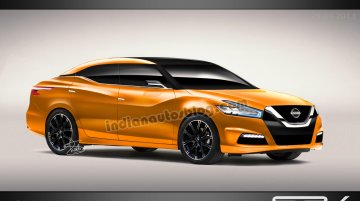 Rendering - Detroit-bound Nissan Maxima concept