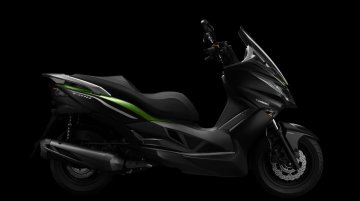 Kawasaki J300, the company's first maxi scooter, to be unveiled at the EICMA