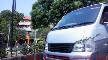 Spied - Nissan Urvan Van caught testing in Chennai; To be badged as an Ashok Leyland?