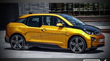 Render - BMW could stretch the i3 to spin off an 'i5' family car