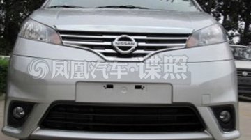 Spied - Nissan Evalia facelift bearing the new family face spotted in China